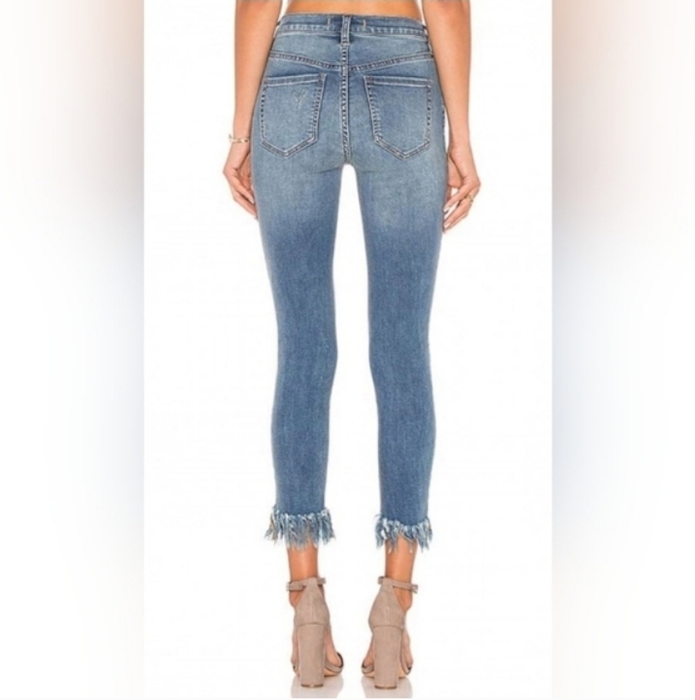 Free People Great Heights Frayed Skinny Jeans - Picture 13 of 14